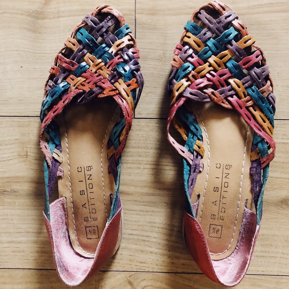 Multicoloured Huaraches Sandals